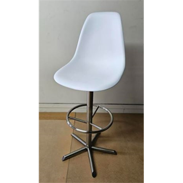 Picture of High Back Bar Stools (Ex-Display) in White Polycarbonate