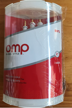 Picture of Brand new Omp Global style Mp3 cable 2.5m(M6020) + Free Shipping