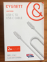Picture of Brand New Cygnett lightspeed Usb-c to usb-c cable of 2M/6.5FT + Free Shipping