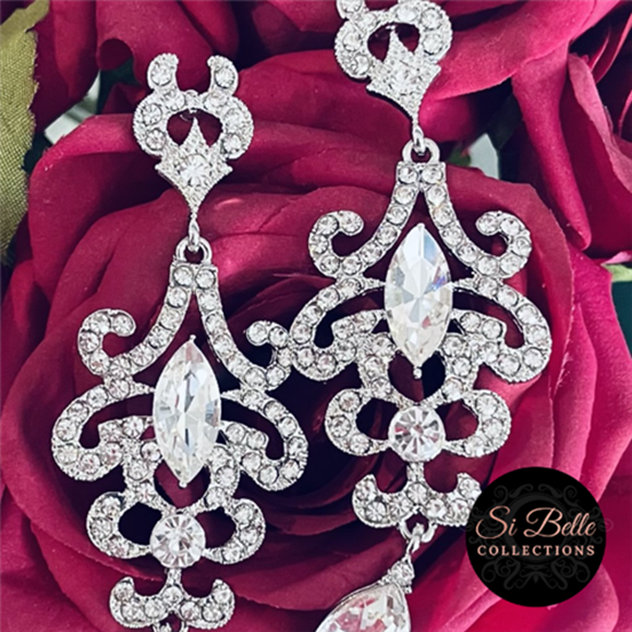 Picture of Si Belle Collections - Higher Love Collection - Diamond Glam Earrings - Delivery Included