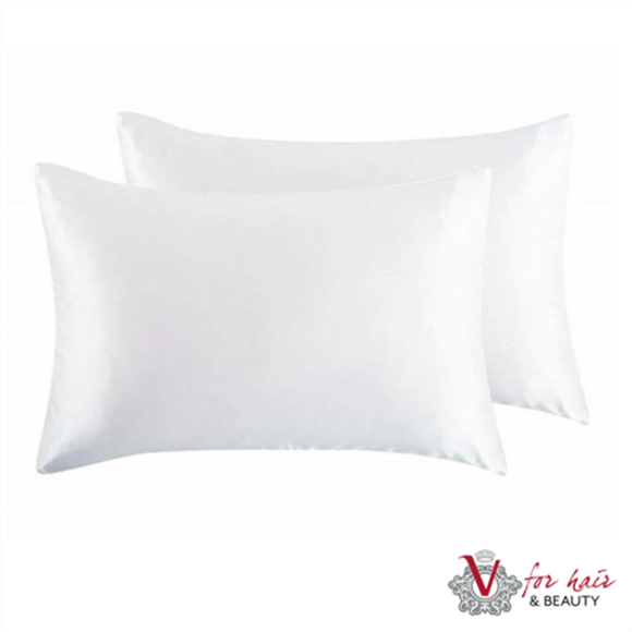 Picture of Si Belle Collections - White Satin Borderless Pillowcase - Delivery Included