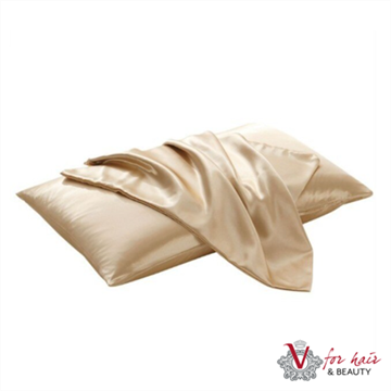 Picture of Si Belle Collections - Gold Satin Borderless Pillowcase - Deivery Included