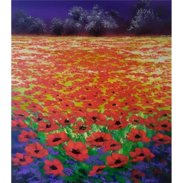 Picture of Painting - Field of Poppies