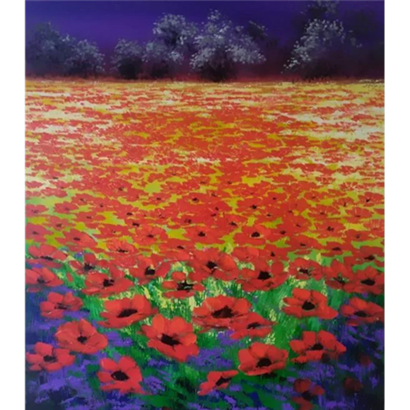 Picture of Painting - Field of Poppies