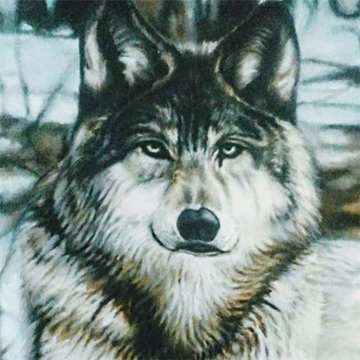 Picture of Painting - Wolf
