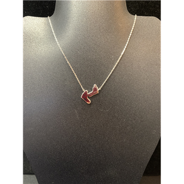 Picture of Sterling Silver Rhodium Necklace (105640)