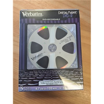 Picture of VERBATIM DVD-R 4.7 GB 120 MIN (3 PACK)