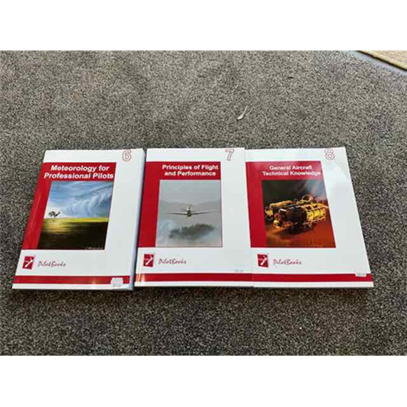 Picture of 3x Pilot books required reading when doing pilots licence