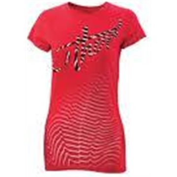 Picture of Womens T-shirt Thor MX Zebra Red Large