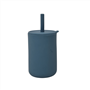 Picture of Silicone cup with straw - Blue