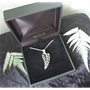 Picture of "Our-Fern" Black Onyx Silver Fern Pendant & Chain - ONYX01