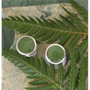 Picture of "Simply Beauty" 8mm Round - Sterling Silver Stud E/R Pounamu