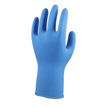 Picture of Disposbale Blue Nitrile Gloves - size L