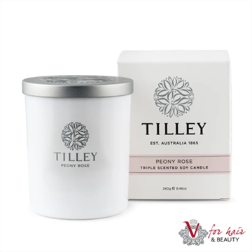 Picture of Tilley - Peony Rose Soy Wax Candle - 240g - Delivery Included