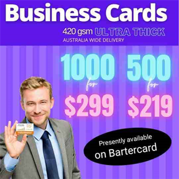Picture of Business cards 1000.  - 420 GSM thickness