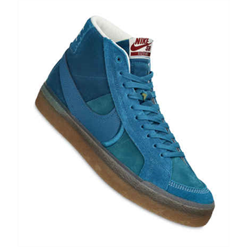 Picture of Nike SB Zoom Blazer Mid Premium Plus Shoe Blue/Green Abyss Size Mens US 9 DV5468300