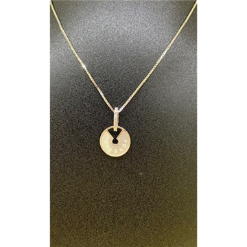 Picture of Sterling silver rhodium necklace (106639)