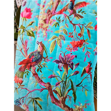 Picture of Deluxe Floral  Velvet Throw