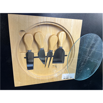 Picture of Cheese cutting set. wood