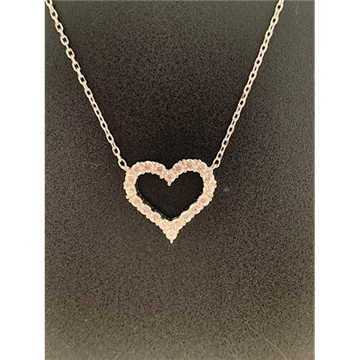 Picture of Sterling silver rhodium necklace (105653)