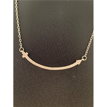 Picture of Sterling silver rhodium necklace (105706)