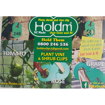 Picture of Holdm ( Holdm Them ) Clips Tomato 50 pack
